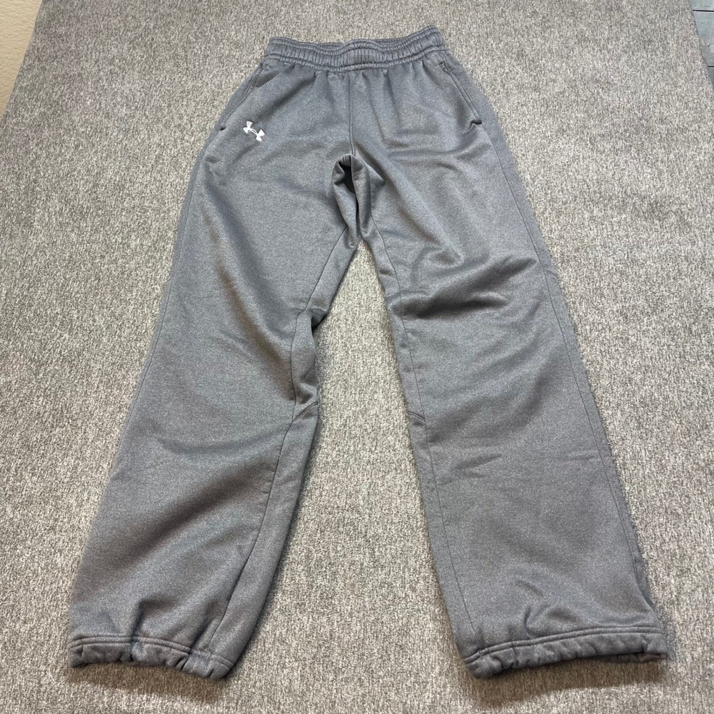 Under Armour Women Gray Loose Fit Fleece Sweatpants Joggers Size XS TP EP